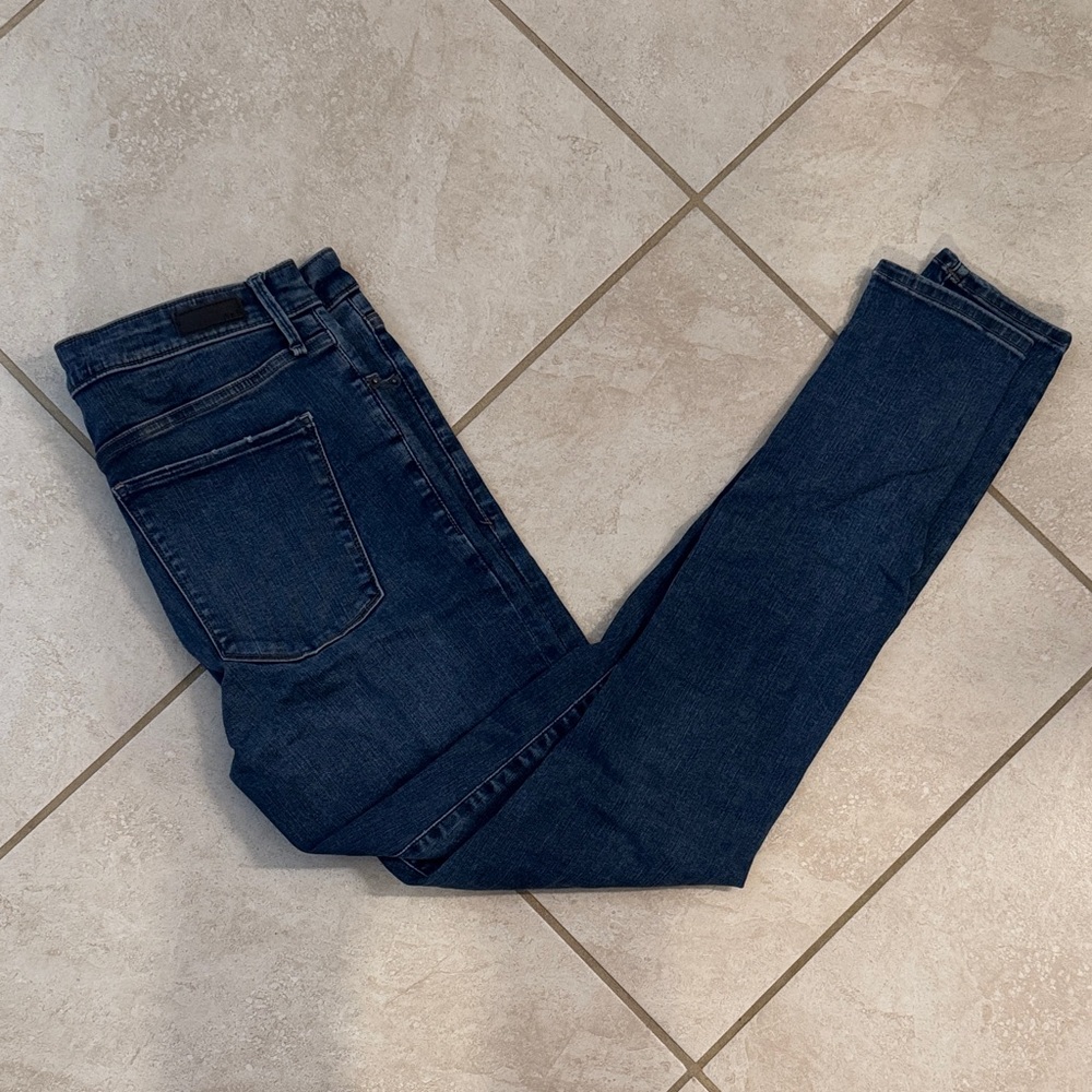 Abercrombie & Fitch Dark Blue High Rise Super Skinny Jeans